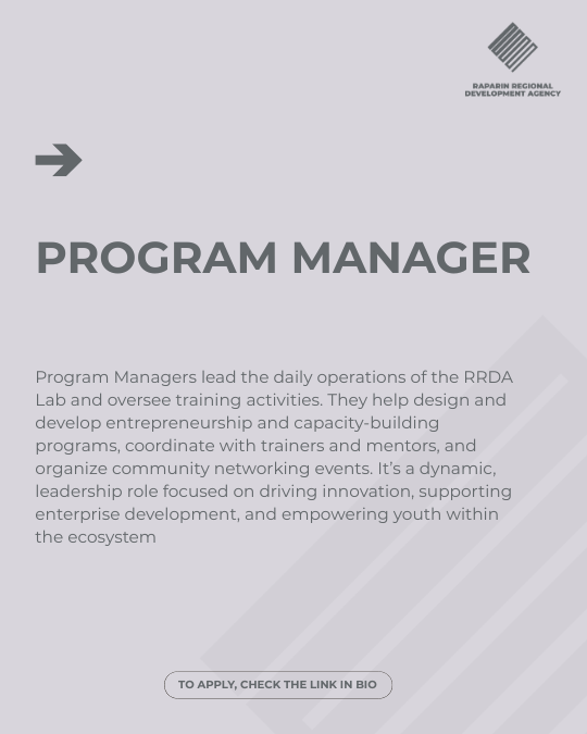 RRDA Program Manager Small